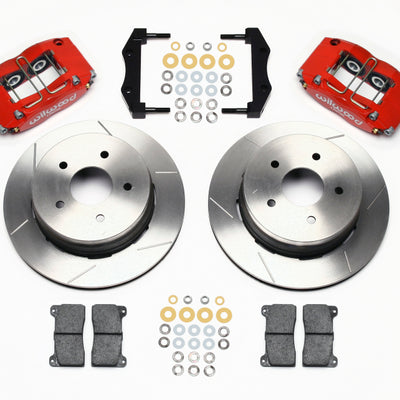 Wilwood Dynapro Radial Rear Kit 12.19in Drilled Red 2004-2006 Pontiac GTO