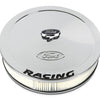 Ford Racing Air Cleaner Kit - Chrome w/ Black Emblem