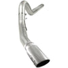 aFe MACHForce XP 5in DPF-Back Stainless Steel Exh Sys, polished tip,Ford Diesel Trucks 08-10 V8-6.4L