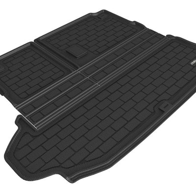 3D MAXpider 20-21 Toyota Highlander No Subwoofer Kagu Seat Back Protector Cargo Liner - Black