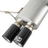 aFe MACHForce XP Exhaust Cat-Back 2.5in Dia Carbon Fiber Tips SS-304 07-13 BMW M3 (E92/93) V8 4.0L