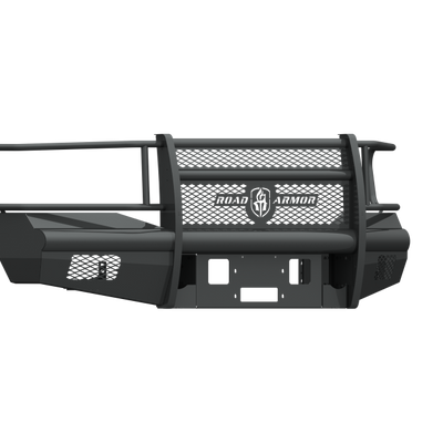 Road Armor 06-09 Dodge 2500 Vaquero Front Winch Plate - Tex Blk