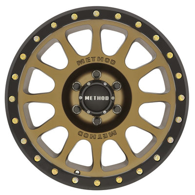 Method MR305 NV 18x9 0mm Offset 6x135 94mm CB Method Bronze/Black Street Loc Wheel