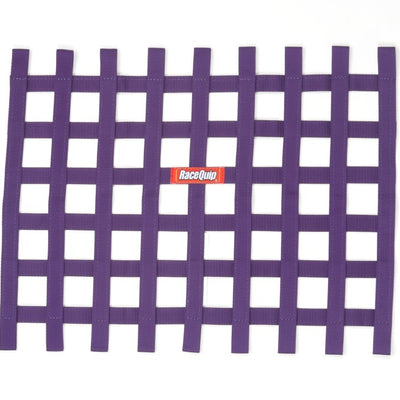RaceQuip Purple Ribbon Window Net