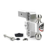 Weigh Safe 180 Hitch 6in Drop Hitch & 2.5in Shank (10K/18.5K GTWR) w/WS05 - Aluminum