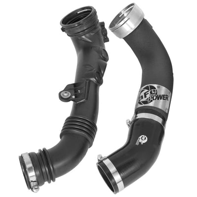 aFe BladeRunner 3in Black Intercooler Tube Cold Side w/ Couplings & Clamps 11-13 BMW 335i 3.0L (t)