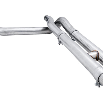 AWE Tuning 22-23 GMC Sierra 1500 AT4X 6.2L 0FG Catback Split Dual (Flat Bumper) - Diamond Black Tips