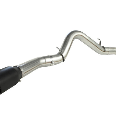 aFe MACHForce XP Exhaust 5in DPF-Black, GM Diesel Trucks 07.5-10 V8-6.6L 9(td) LMM