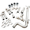 AWE Tuning Audi 8V S3 Track Edition Exhaust w/Chrome Silver Tips 102mm