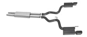 Gibson 15-17 Ford Mustang V6 3.7L 3in Cat-Back Dual Exhaust - Black Elite (Ceramic)