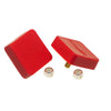 Prothane Universal Bump Stop 5/8X2X2 Sqr w/ Ctr Stud - Red