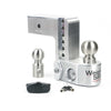 Weigh Safe 6in Drop Hitch w/Built-in Scale & 3in Shank (10K/21K GTWR) - Aluminum