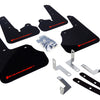 Rally Armor 12-16 Subaru Impreza 4D/5D Black UR Mud Flap w/Red Logo