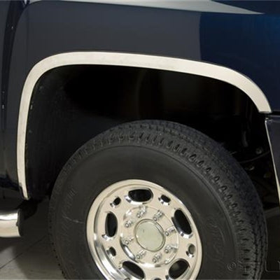 Putco 07-14 Chevrolet Silverado 2500HD - Full (Does not Fit Dually) Stainless Steel Fender Trim