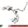 AWE Tuning Mk7 Golf R SwitchPath Exhaust w/Chrome Silver Tips 102mm