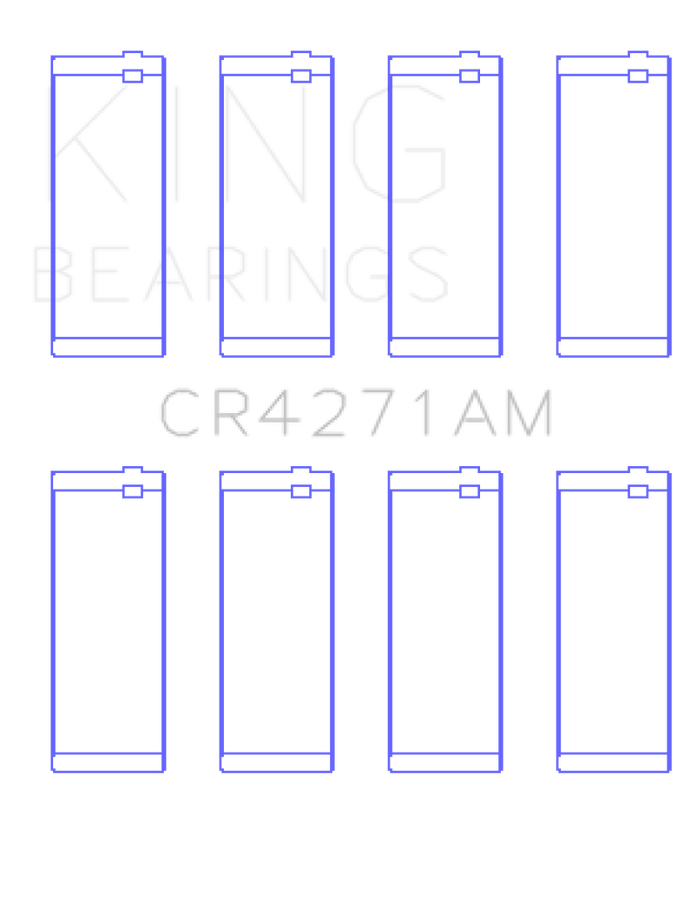 King Engine Bearings 1/95-12/09 Chrysler/ 1/02-12/06 Jeep 148CI 2.4L L4 (Size 0.5) Rod Bearing Set