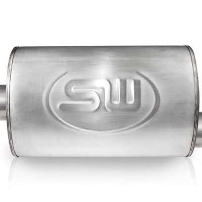 Stainless Works 2.25in ID CENTER INLET/ 2.25in OD OFFSET OUTLET 4inX8in