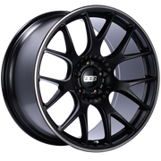 BBS CH-R 20x10.5 5x120 ET24 Satin Black Polished Rim Protector Wheel -82mm PFS/Clip Required