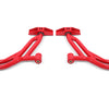 BMR 10-14 Ford Mustang / Shelby GT500 Non-Adj. Lower A-Arms (Poly/Delrin) - Red