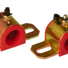 Prothane Universal Greasable Sway Bar Bushings - 24MM - Type A Bracket - Red