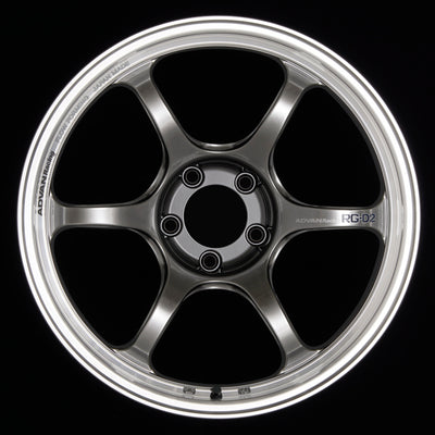 Advan RG-D2 17x8.0 +37 5x114.3 Machining and Racing Hyper Black Wheel