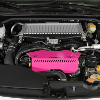 PERRIN 22-25 Subaru WRX Pulley Cover - Hyper Pink (TALL - For Use w/o PERRIN AOS)