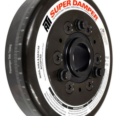 ATI Damper - 7.074in - Steel - Ford - 332-428 - Fe - Chevy Frt - 3 Ring