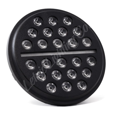Letric Lighting 7in Led Buck-Shot Headlight Blk