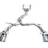 AWE Tuning 19-23 Audi C8 S6/S7 2.9T V6 AWD Track Edition Exhaust - Chrome Silver Tips