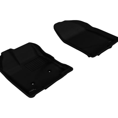 3D MAXpider 2007-2014 Ford Edge Kagu 1st Row Floormat - Black
