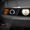 Raxiom 05-12 Ford Mustang GT LED Halo Fog Lights (Smoked)