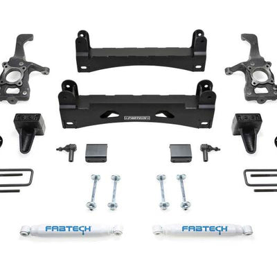 Fabtech 15-20 Ford F150 2WD 6in Basic Sys w/Perf Shks