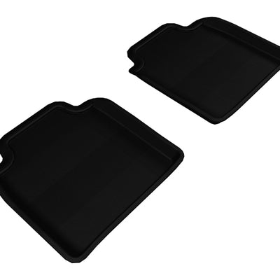 3D MAXpider 2007-2012 Lexus LS460L/LS600HL Kagu 2nd Row Floormats - Black
