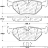 StopTech Street Touring 87-99 BMW M3 / 89-93 M5 Rear Street Street Touring Brake Pads