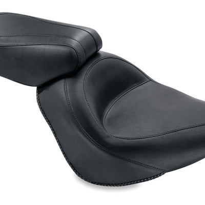 Mustang 06-17 Harley Softail Wide Tire (200mm) Standard Touring Passenger Seat - Black