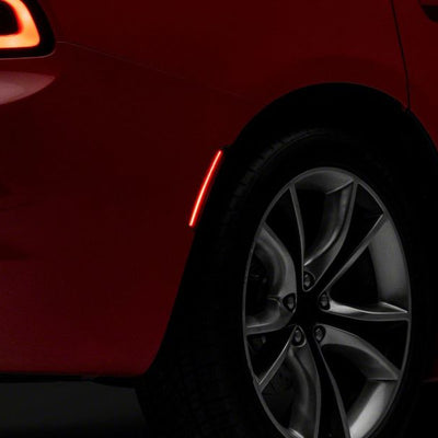 Raxiom 15-23 Dodge Charger Excluding Widebody Axial LED Side Marker Lights Front and Rear- Smoked