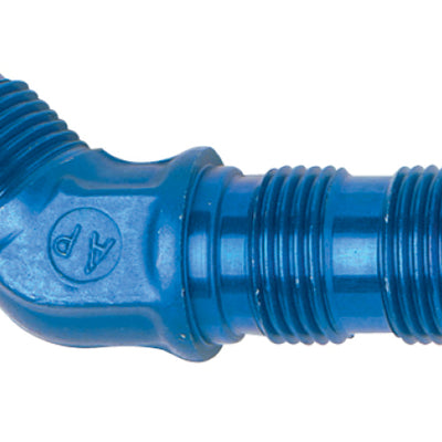 Fragola -6AN x 45 Degree Bulkhead - Blue