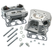 S&S Cycle 99-05 BT Super Stock 89cc Cylinder Head Kit - Silver