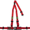 OMP 3 Point Harness - Red