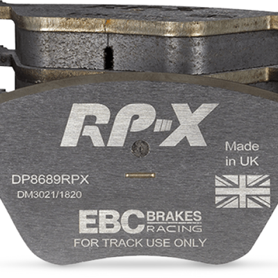 EBC Racing 12-15 Porsche 911 (991) Carrera S 3.8L (Cast Iron Rotor Only) RP-X Rear Brake Pads