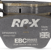 EBC Racing 12-16 Porsche Boxster 2.7L (Cast Iron Rotors Only) RP-X Rear Brake Pads