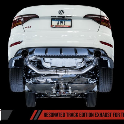 AWE Tuning 18-21 Volkswagen Jetta GLI Mk7 Touring Exhaust - Diamond Black Tips (Fits High-Flow DP)