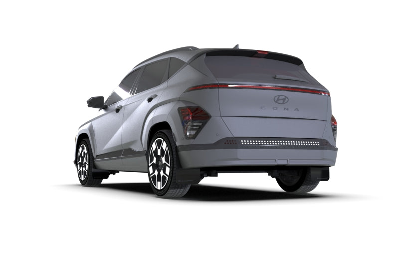 Rally Armor 24-25 Hyundai Kona/Kona EV Black UR Mud Flap w/Grey Logo