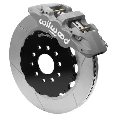 Wilwood AERO6 Front Big Brake Race Kit 14.00 Black 96-13 Chevrolet Corvette Z06 (C5/C6) w/o Lines