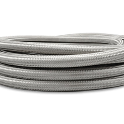 Vibrant -10 AN Stainless Steel Braided Flex Hose (150 Foot Roll)