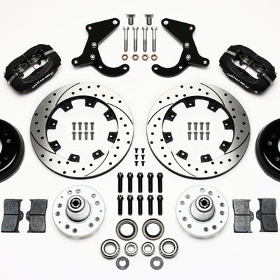Wilwood Forged Dynalite Front Kit 12.19in Drilled 55-57 Chevy